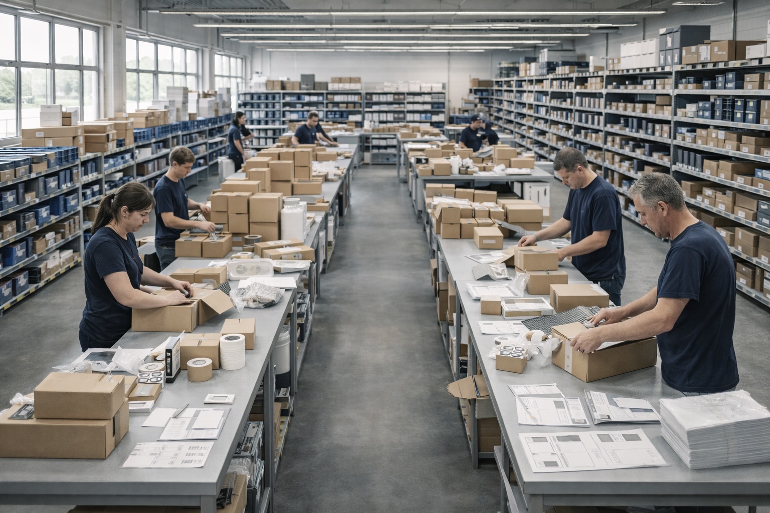 Kommissionierung im Lager