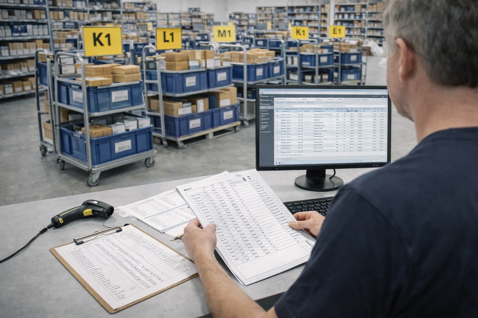 Abrufsteuerung im Lager